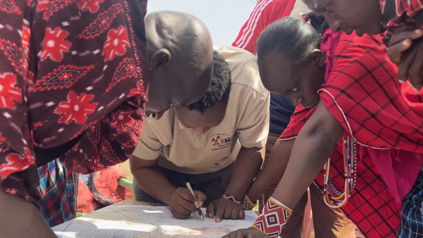 Children receiving certificates.